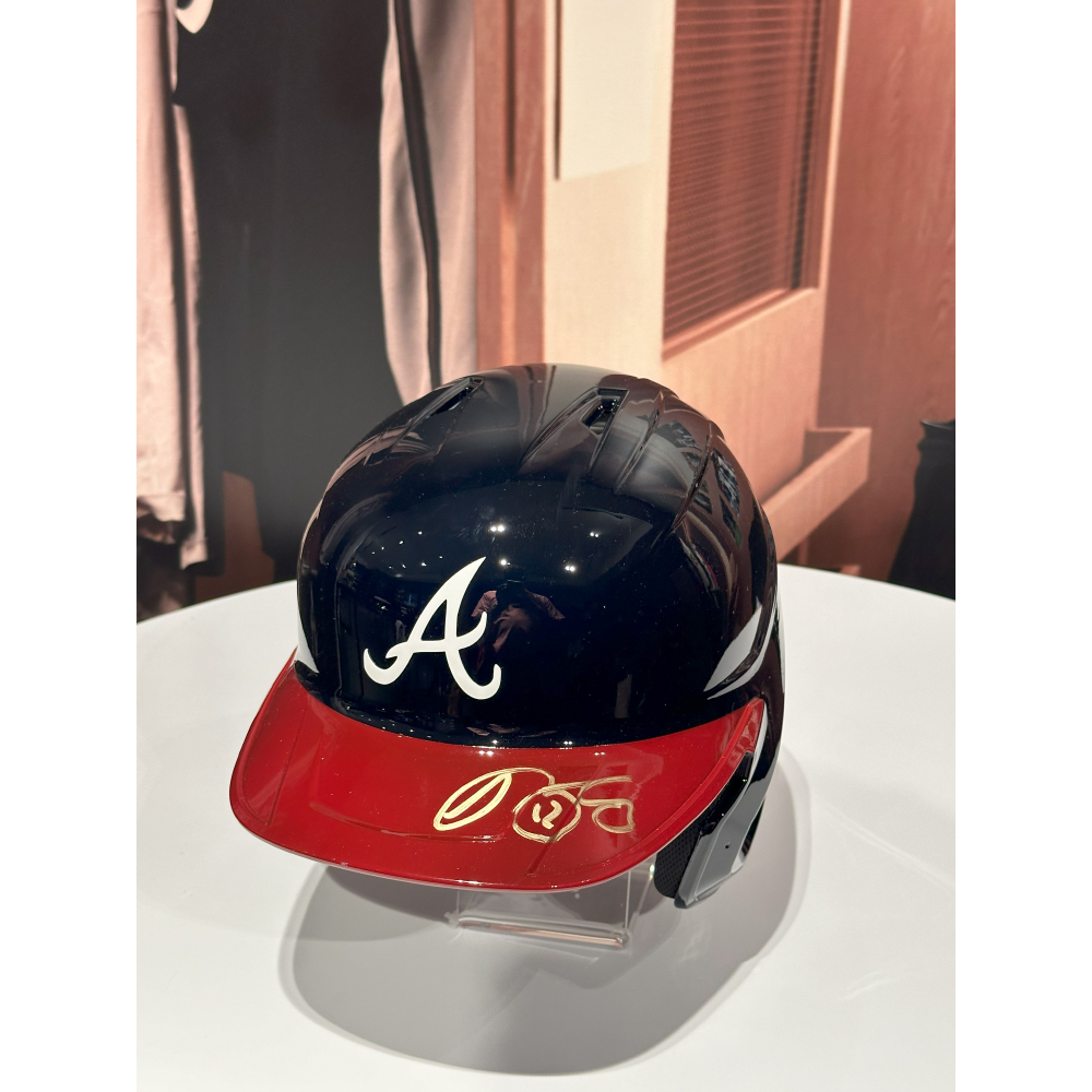 atlanta braves motorcycle helmet MLB Collectible Mini Batting Helmet|Picture Inside|FANZ Collectibles From the home to the office Atlanta Braves Rawlings Pocket Size