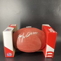 NFL - Steelers Daijun Edwards Signed Authentic Football