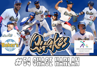 White Home Jersey #54 Chase Harlan - Size 44