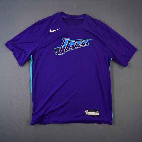 Image of Dunn, Kris - Utah Jazz - Game-Issued Classic Edition Short-Sleeved Shooting Shirt - 2022-23 NBA Season