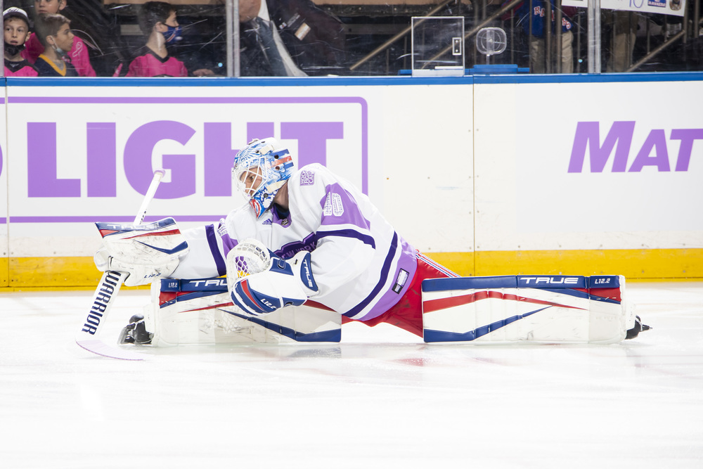Hockey Fights Cancer WarmUp Jersey Autographed and Worn by 40