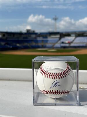 George Springer Autographed Baseball