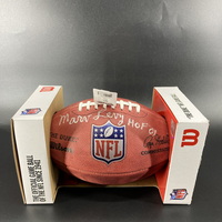 HOF - Bills Marv Levy Signed Authentic Football