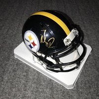 NFL - STEELERS QB MASON RUDOLPH SIGNED 'SPEED' MINI HELMET