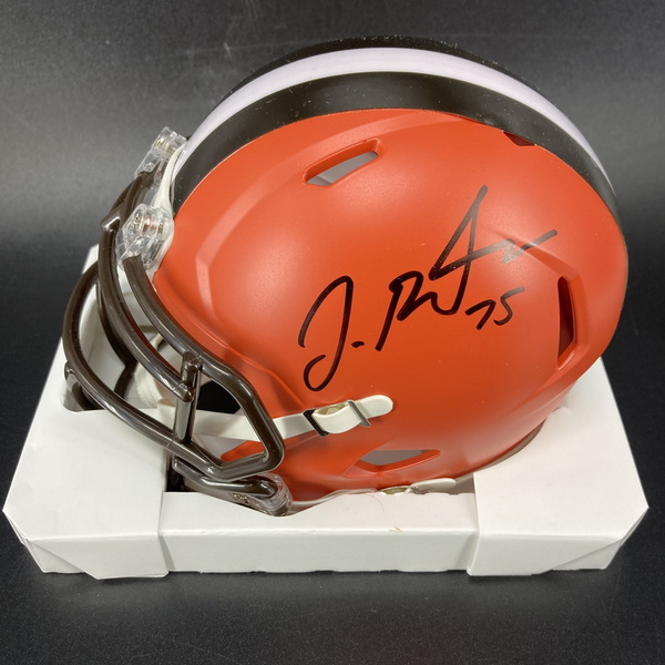 NFL - Browns Joel Bitonio Signed Mini Helmet