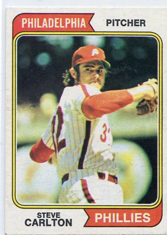 1974 Topps #95 Steve Carlton Hall of Famer