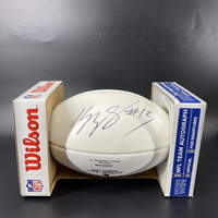 Panthers - Kelvin Benjamin Signed Panel Football With Panthers Logo