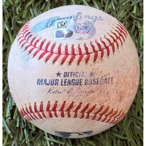 Adolis Garcia Autographed Baseball | MLB Auctions