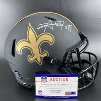 NFL - Saints Alvin Kamara Signed Authentic Eclipse Speed Helmet