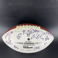 NFL - Multi Sign Pro Bowl Panel Ball Signed By Over 25 Players Including...