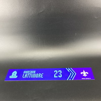 NFL - Saints Marshon Lattimore Special Edition 2022 Pro Bowl Nameplate 3...