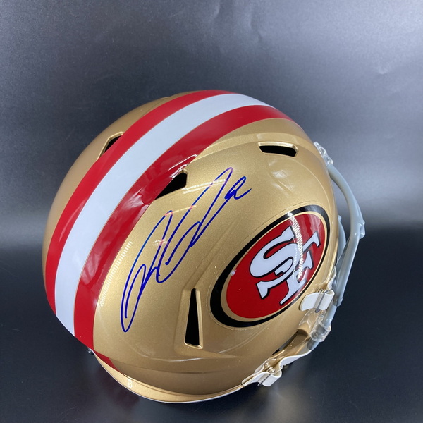 NFL - 49ers Ricky Pearsall Signed Replica Speed Helmet
