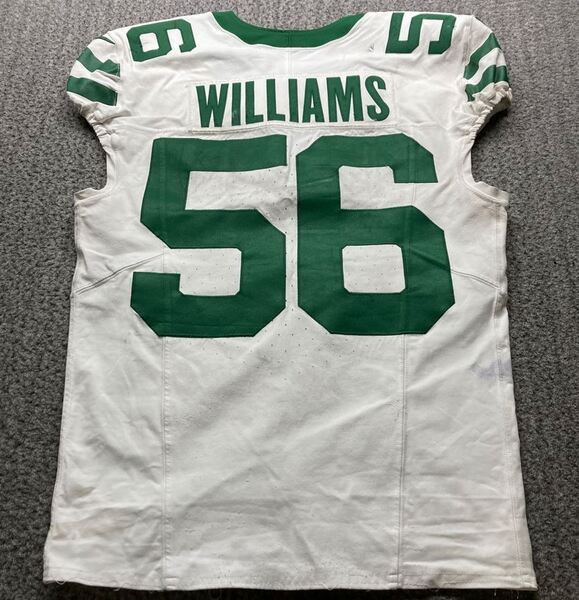 STS - Jets Quincy Williams Game Worn Jersey (11/13/2025) Size 40 - Game ...