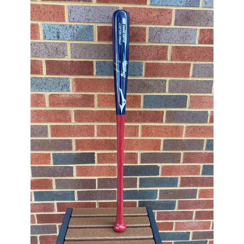 Freddie Freeman MLB Authenticated and Autographed Red and Navy Bat