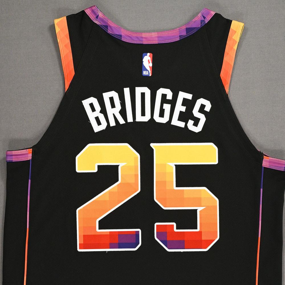 Mikel Bridges Phoenix Suns Kia NBA TipOff 2022 GameWorn