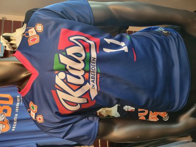 #45 Hayden Nierman Nicest Kids in Aberdeen game worn jersey