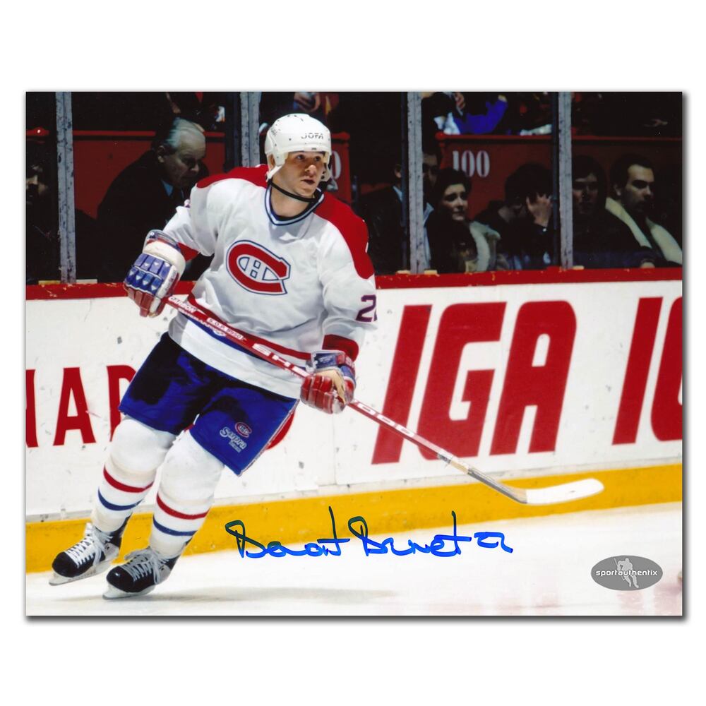 Benoit Brunet Montreal Canadiens Autographed 8x10