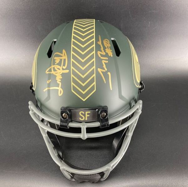 NFL - 49ers Multi-Sign STS Replica Helmet Signed By Steve Young and Jerr...