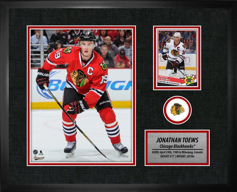Jonathan Toews - Framed Blackhawks PhotoCard
