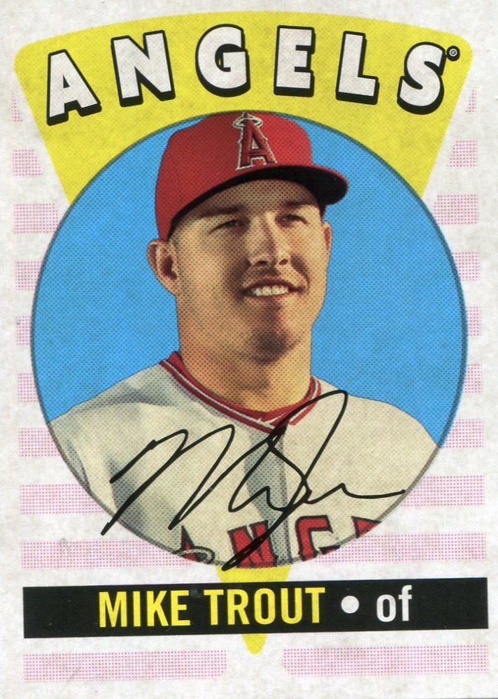 2017 Topps Archives '16 Retro Original #RO14 Mike Trout