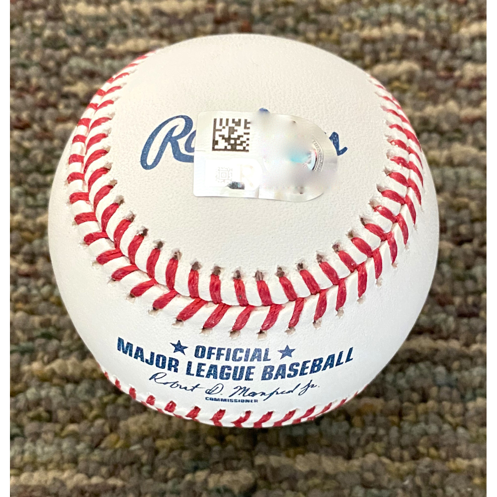 Lou Whitaker Autographed Official Number Retirement Logo Baseball With