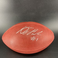 Broncos - K.J. Hamler Signed Authentic Football