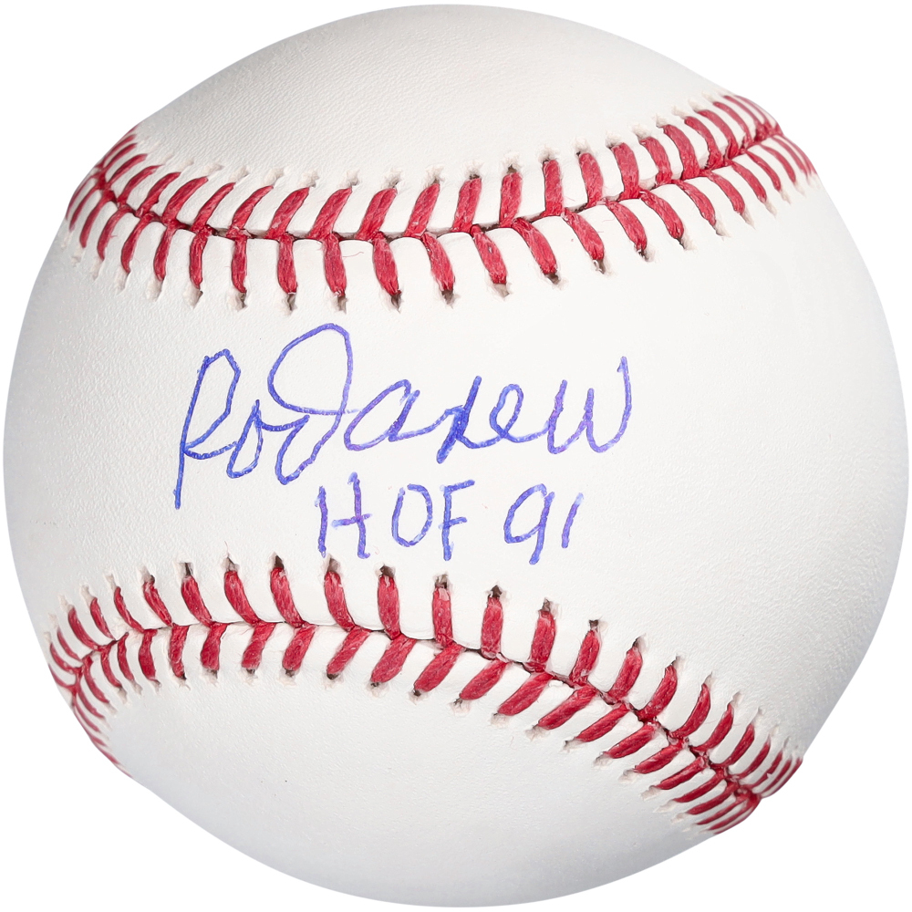 Rod Carew Minnesota Twins Autographed Baseball with 