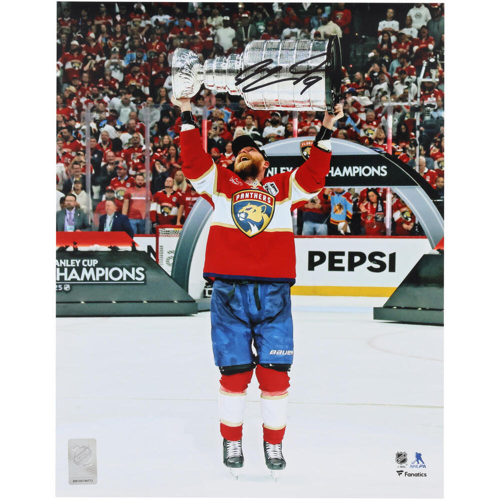 Sam Bennett Florida Panthers Autographed 2025 Stanley Cup Champions 11