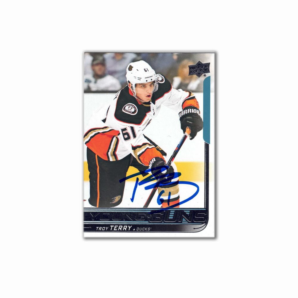 2018-19 UD Young Guns #239 TROY TERRY Autographed Rookie Card
