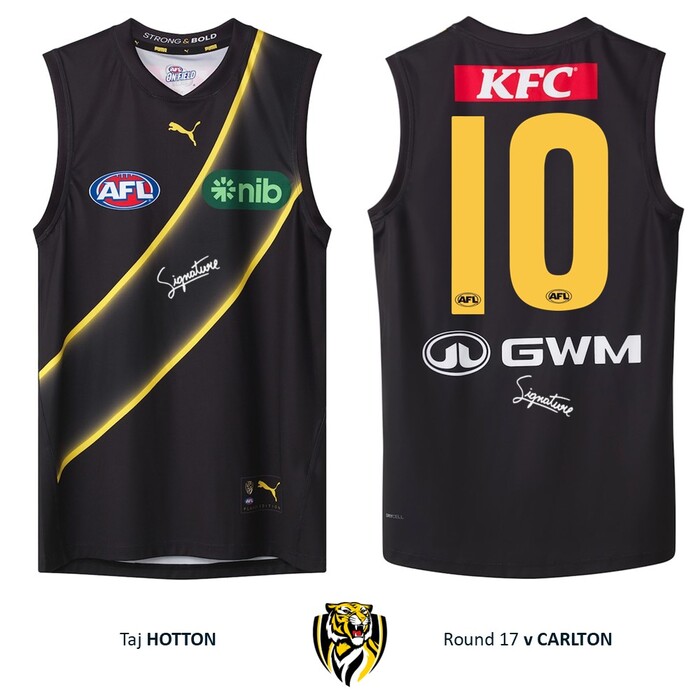 Photo of Taj Hotton #10 Richmond 2026 Stealth Guernsey