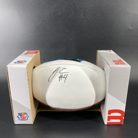 Panthers - Jermaine CarterJr. Signed Panel Ball With Panthers Logo