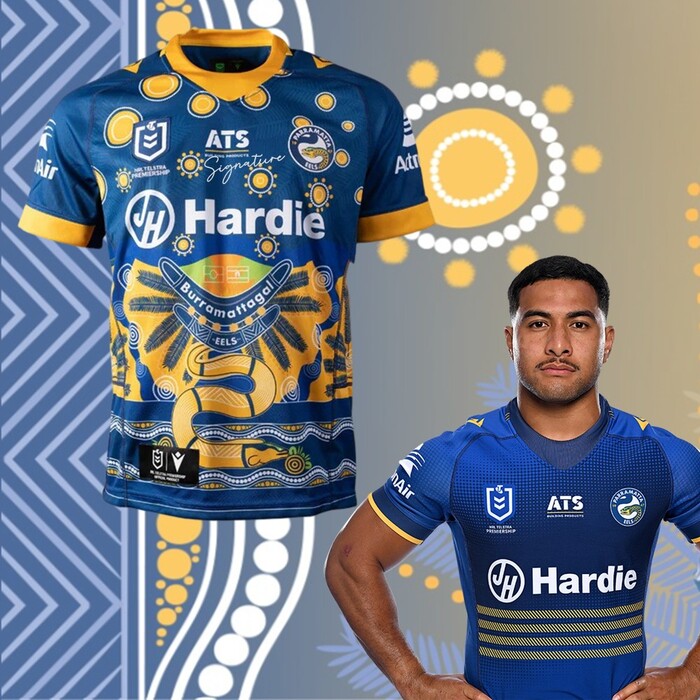 Photo of Will Penisini #3 2025 Parramatta Eels Indigenous Jersey
