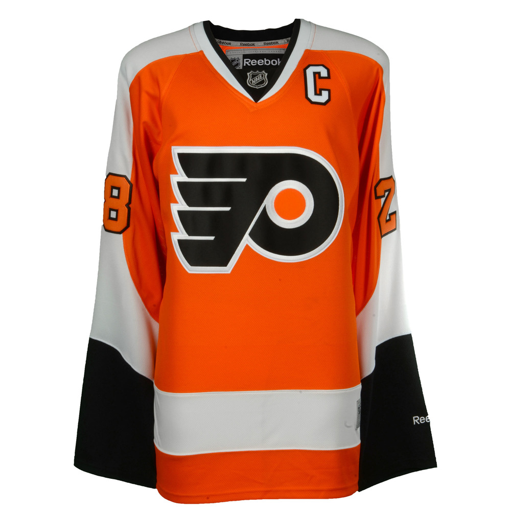 Claude Giroux Philadelphia Flyers Autographed Orange Reebok Premier