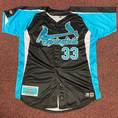#33 - Jimmy Crooks (Top Prospect: 5) - C - Size 46 - Springfield Cardinals Teal Jersey