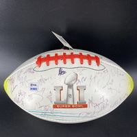 NFL - Falcons Multi Signed Commemorative Super Bowl LI Panel Ball Signed...