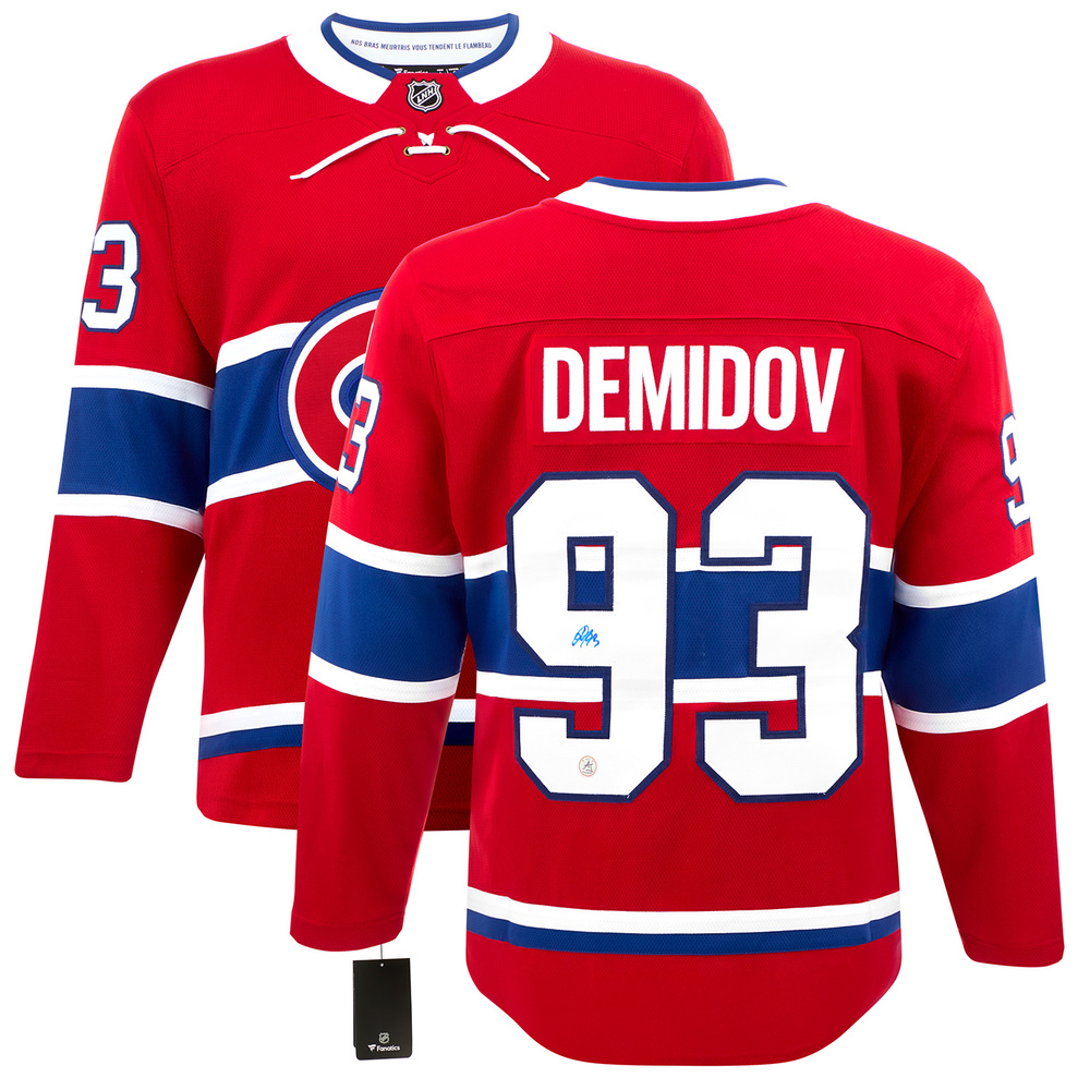 Ivan Demidov Autographed Montreal Canadiens Fanatics Breakaway Jersey