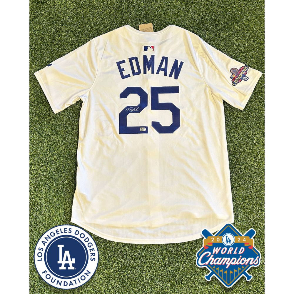 【しょうへいさん専用】Dodgers #25 EDMANユニフォーム Tommy Edman Los Angeles Dodgers Home World Series Champions