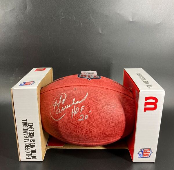 HOF - Eagles Harold Carmichael Signed Authentic Football