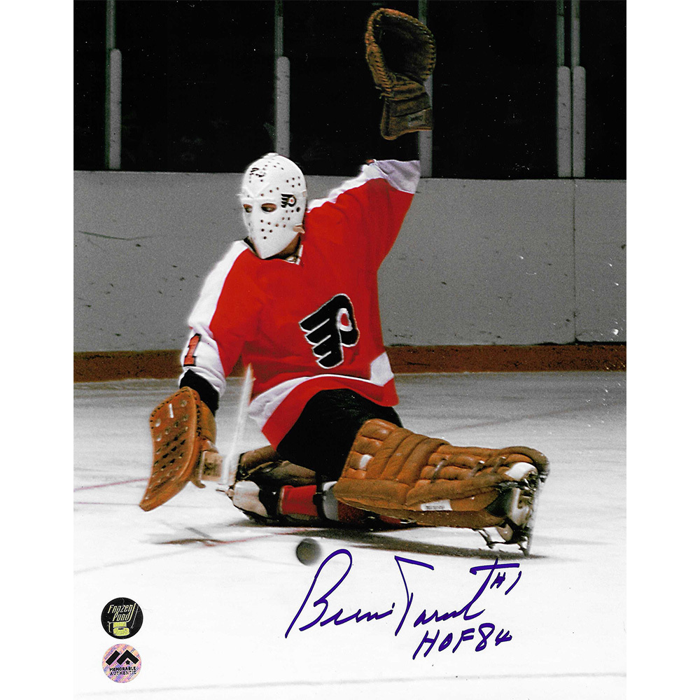 Bernie Parent Autographed Philadelphia Flyers 8X10 Photo