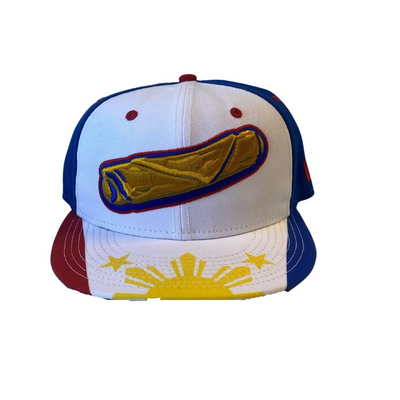 Photo of Norfolk Tides 2023 Josh Lester Game Worn Norfolk Lumpia Hat