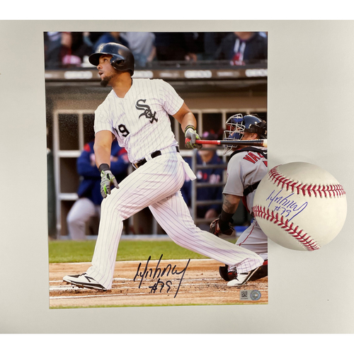 Jose Abreu Autographed Baseball and Photo