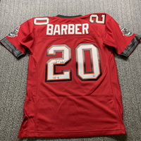 HOF - Buccaneers Ronde Barber Signed Mitchell and Ness Jersey with HOF 2...