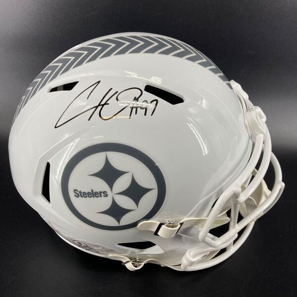 NFL - Steelers Cameron Heyward Signed STS Replica Speed Helmet