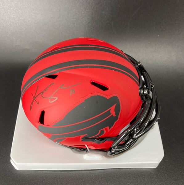 Bills - Khalil Shakir Signed Rave Mini Helmet