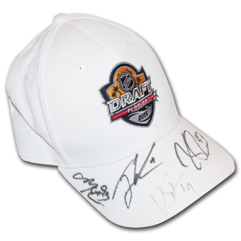 2015 NHL Entry Draft Cap Signed by Top 4 Picks - McDavid, Eichel, Strome & Marner