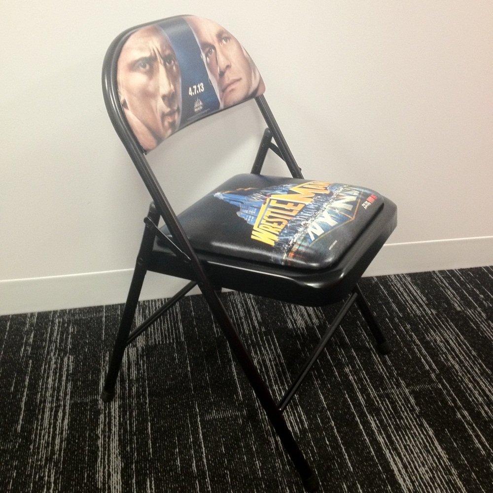 WrestleMania 29 Event Chair WWE Auction