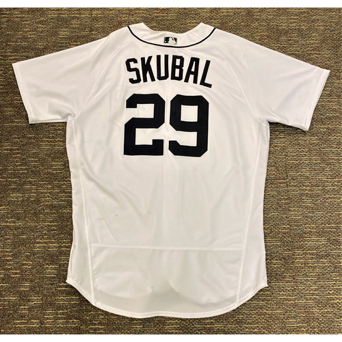 Photo of Tarik Skubal #29 Detroit Tigers Game-Used Home Jersey - Rookie Season (MLB AUTHENTICATED)