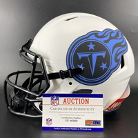 NFL - Titans Malik Willis signed lunar eclipse helmet