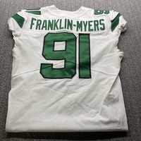 NFL - Jets John Franklin-Myers Game Worn Jersey (12/19/21) Size 44