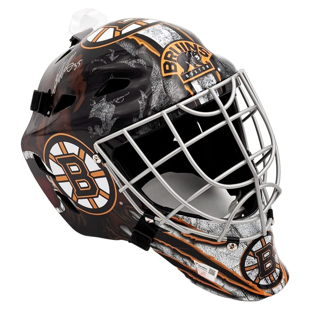 Linus Ullmark Autographed Boston Bruins Goalie Mask
